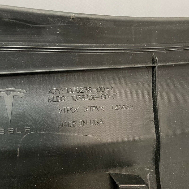 1036238-00-F TESLA MODEL X RIGHT SIDE UNDERHOOD APRON 2016 2017 2018 2019 OEM