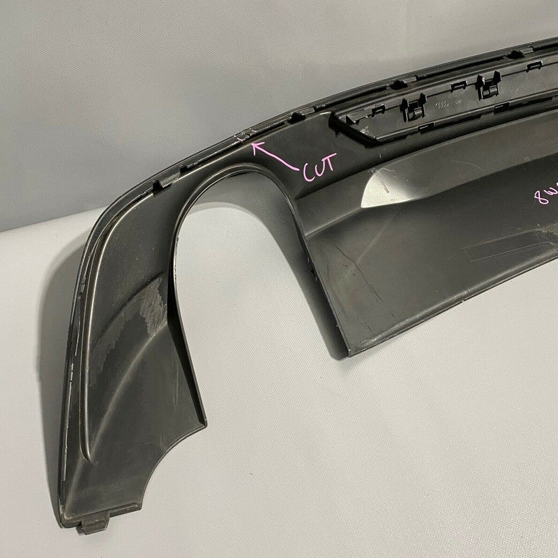8W6807521C AUDI A5 REAR BUMPER DIFFUSER VALANCE S-LINE 8W6807521C 2018 2019 2020 OEM