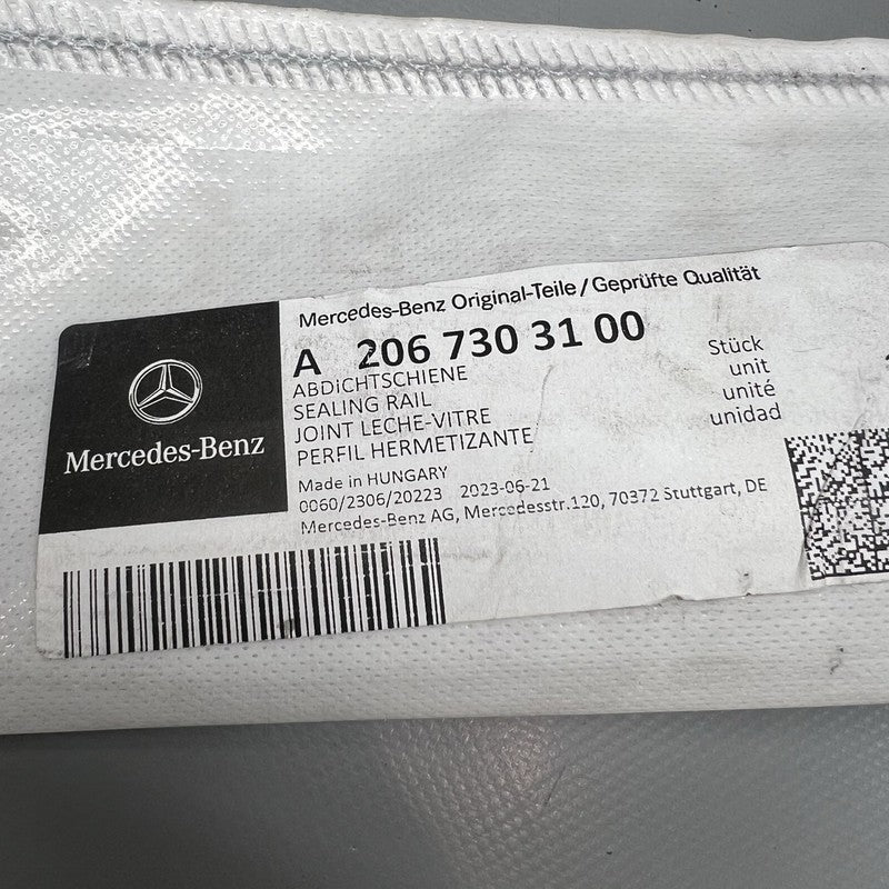 A2067303100 MERCEDES BENZ C300 DOOR WINDOW BELT MOLDING LEFT REAR 2015-2023 2024 2025 2026