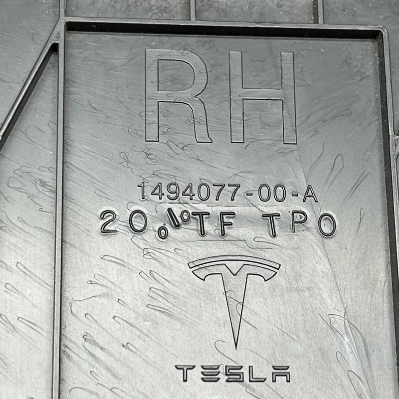 1494077-00-A TESLA MODEL Y 2ND ROW BACK COVER RIGHT 2020 2021 2022 2023 1494077-00-A