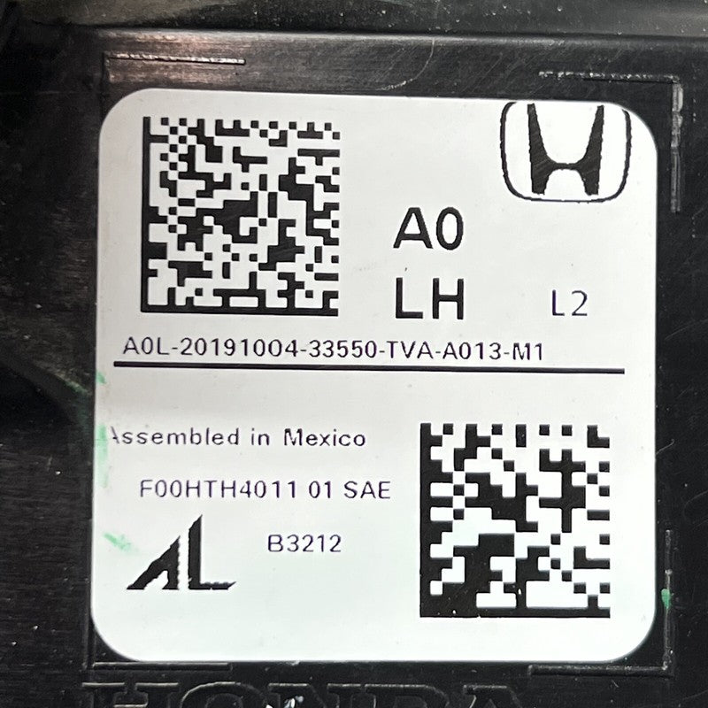 HONDA ACCORD TAIL LIGHT LEFT DRIVER LED 2018 2019 2020 2021 CRACKED