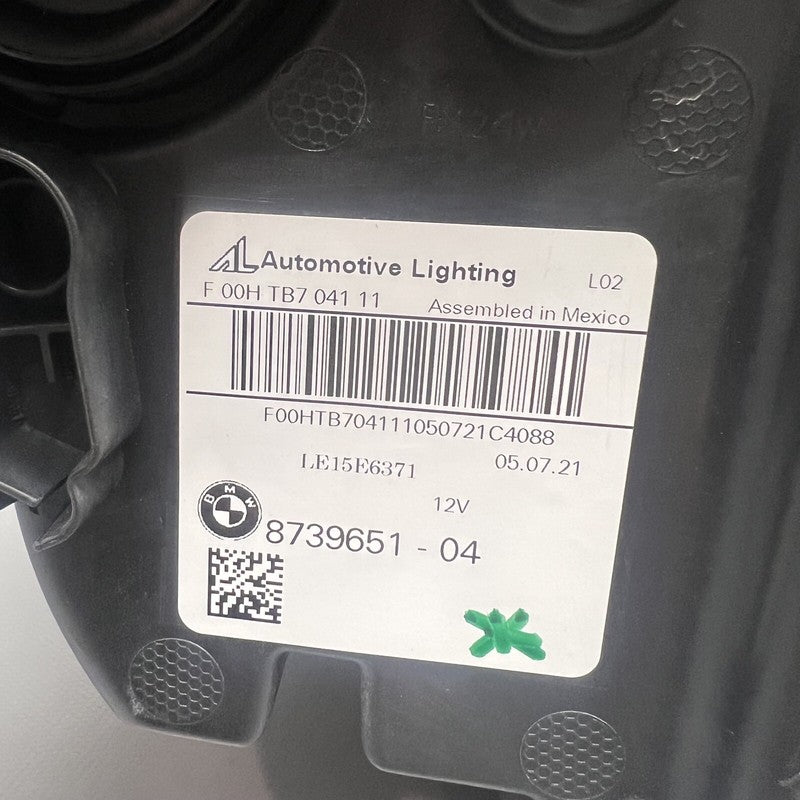 8739651-04 BMW X3 HEADLIGHT LEFT DRIVER X4 LED 2018 2019 2020 2021 OEM 8739651-04