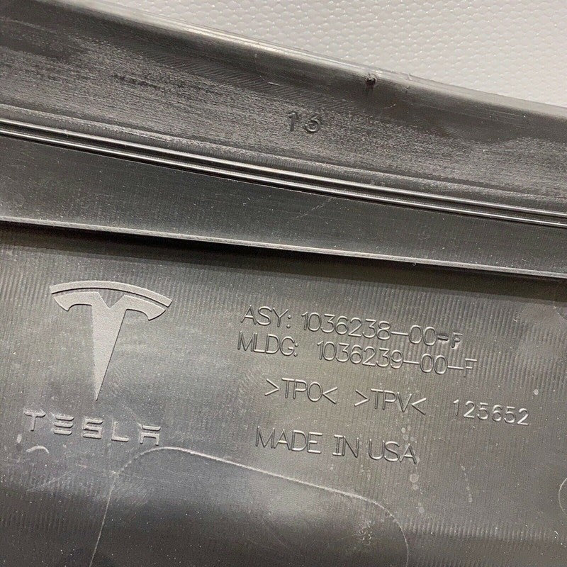 1036238-00-F TESLA MODEL X UNDERHOOD APRON COVER TRIM RIGHT PASSENGER 2016 2017 2018 2019 OEM