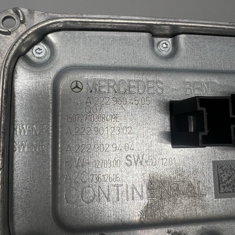 A2229004505 MERCEDES BENZ S550 HEADLIGHT MODULE LEFT 2014 2015 2016 2017 OEM A2229004505