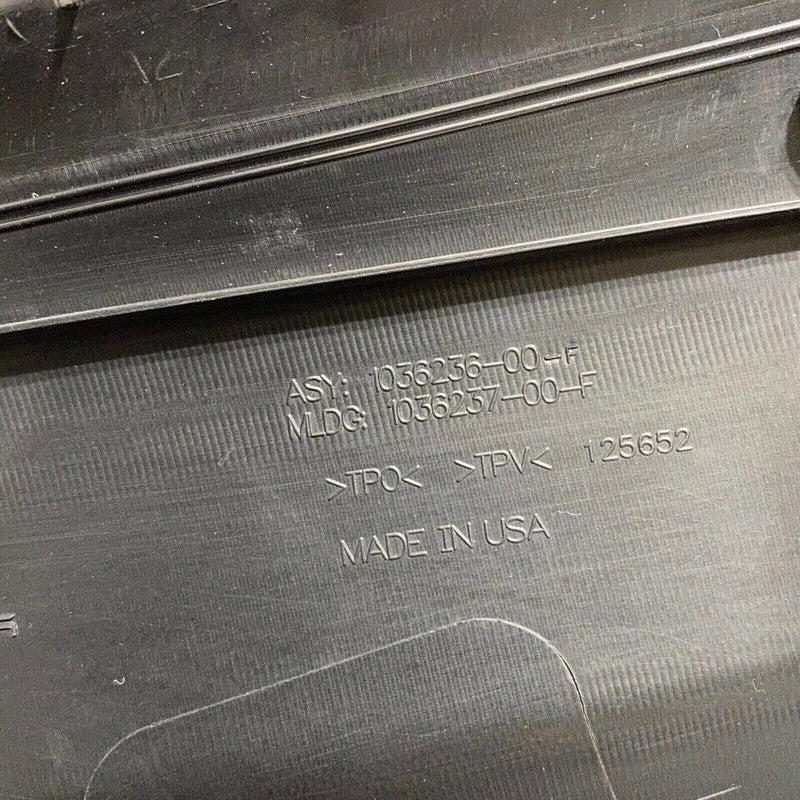 1036236-00-F TESLA MODEL X UNDERHOOD APRON COVER TRIM LEFT DRIVER 2016 2017 2018 2019 OEM