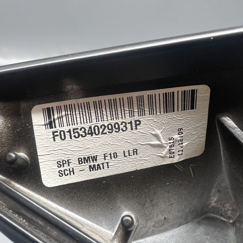 F01534029931 BMW 535 MIRROR RIGHT PASSENGER 2011 2012 2013 OEM F01534029931