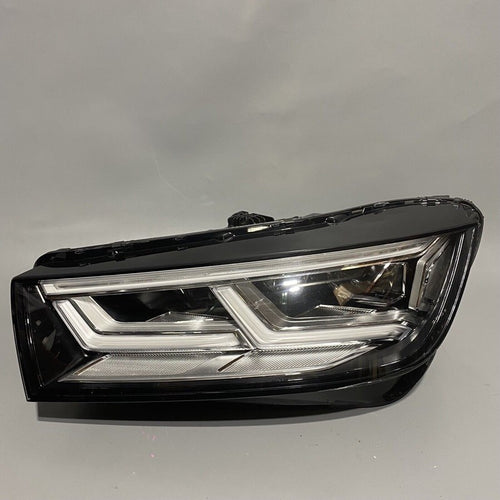 AUDI Q5 HEADLIGHT LEFT DRIVER FULL LED 2018 2019 2020 OEM DAMAGED