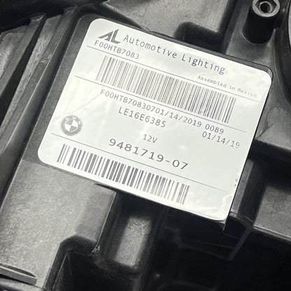 9481719-07 BMW 330 HEADLIGHT LEFT DRIVER M340 LED 2019 2020 2021 2022 OEM 9481719-07