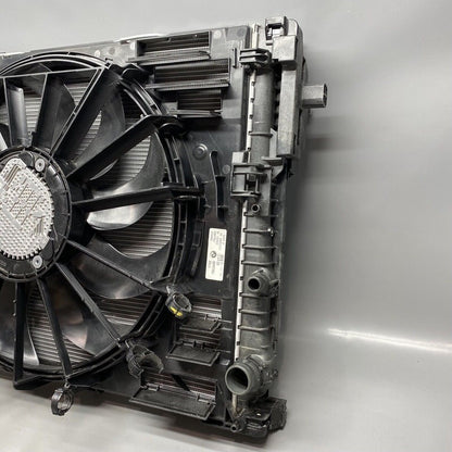 17118743663 BMW 740 RADIATOR FAN ASSEMBLY 17118743663 2016 2017 2018 2019 600 WATT OEM