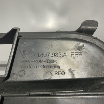 971807985A PORSCHE PANAMERA 971 GRILL LEFT BUMPER BRACKET 2017 18 19 20 2021 OEM 971807985A