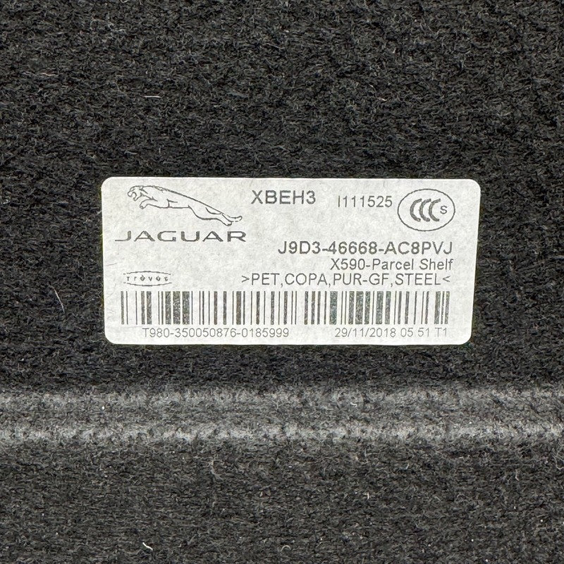JAGUAR I-PACE REAR TRUNK LUGGAGE CARGO COVER 2019 2020 2021 2022 2023 