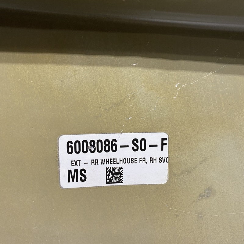 6008086-S0-F TESLA MODEL S REAR WHEELHOUSE RIGHT FRONT 2012 2013 2014 2015 2016 OEM