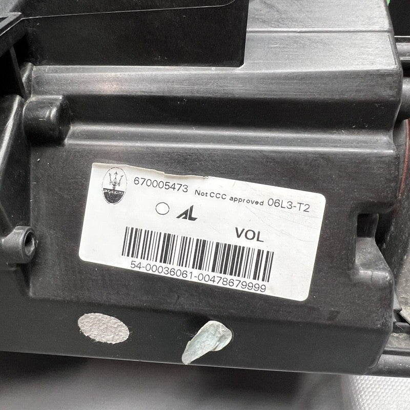 670005473 MASERATI GHIBLI HEADLIGHT RIGHT PASSENGER BI XENON LED 2014 2015 2016 2017 OEM