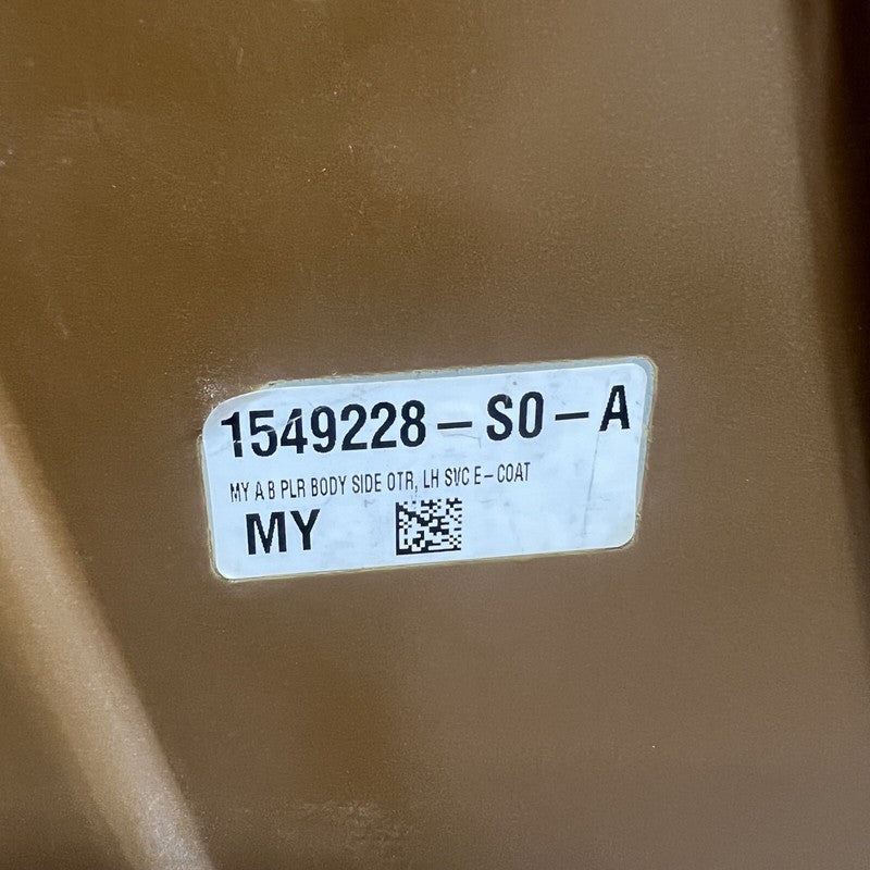 1549228-S0-A TESLA MODEL Y B-PILLAR BODY PANEL LEFT 2020 2021 2022 2023 OEM 1549228-S0-A