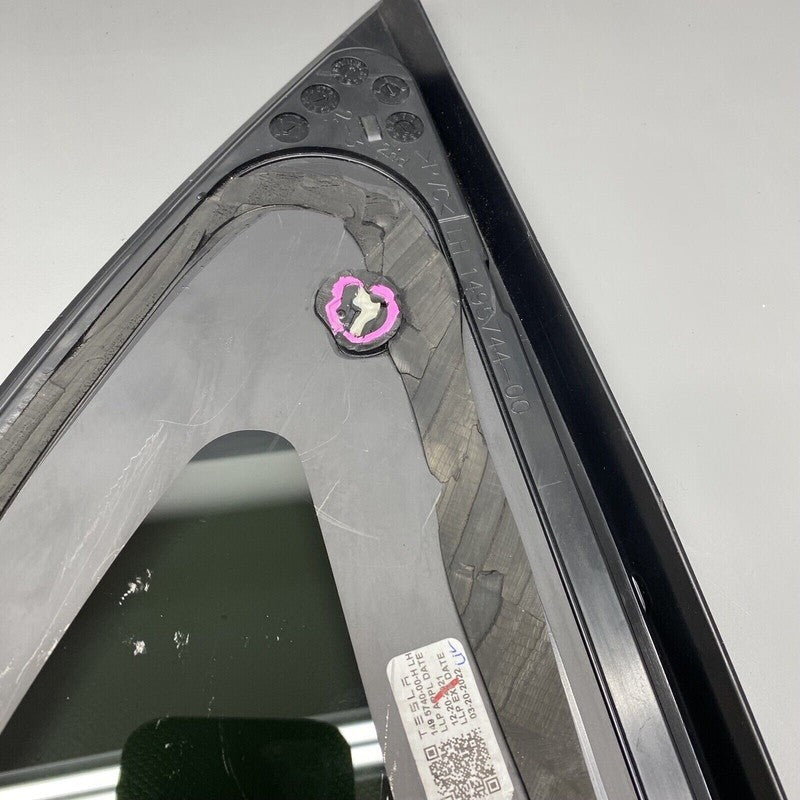 1495740-99-H TESLA MODEL Y QUARTER GLASS LEFT REAR 2020 2021 2022 2023 OEM 1495740-99-H