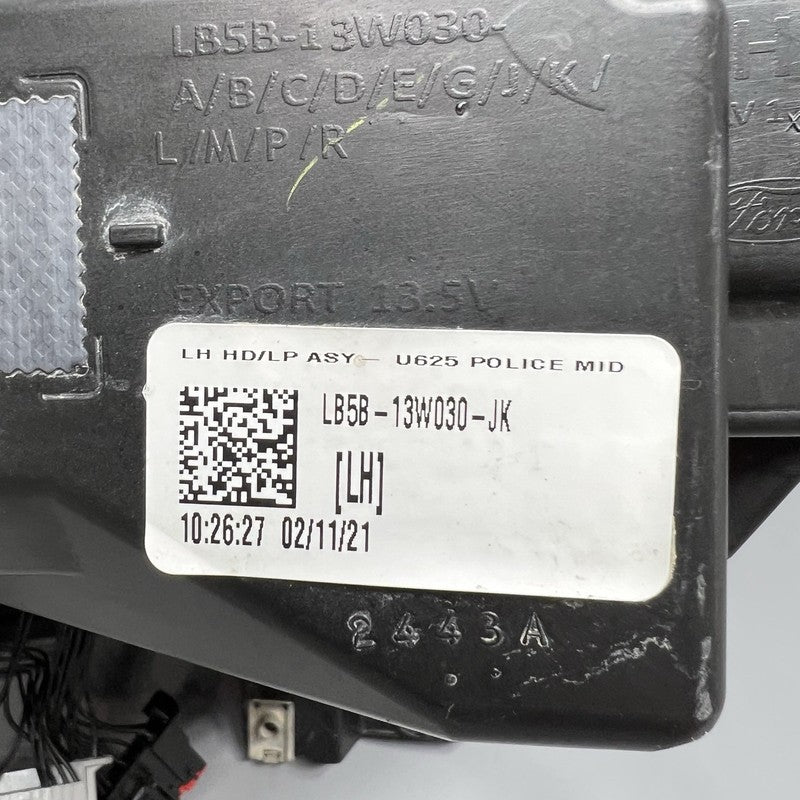 LB5B-13W030-JK FORD EXPLORER HEADLIGHT LEFT DRIVER 2020 2021 2022 2023 2024 XENON OEM