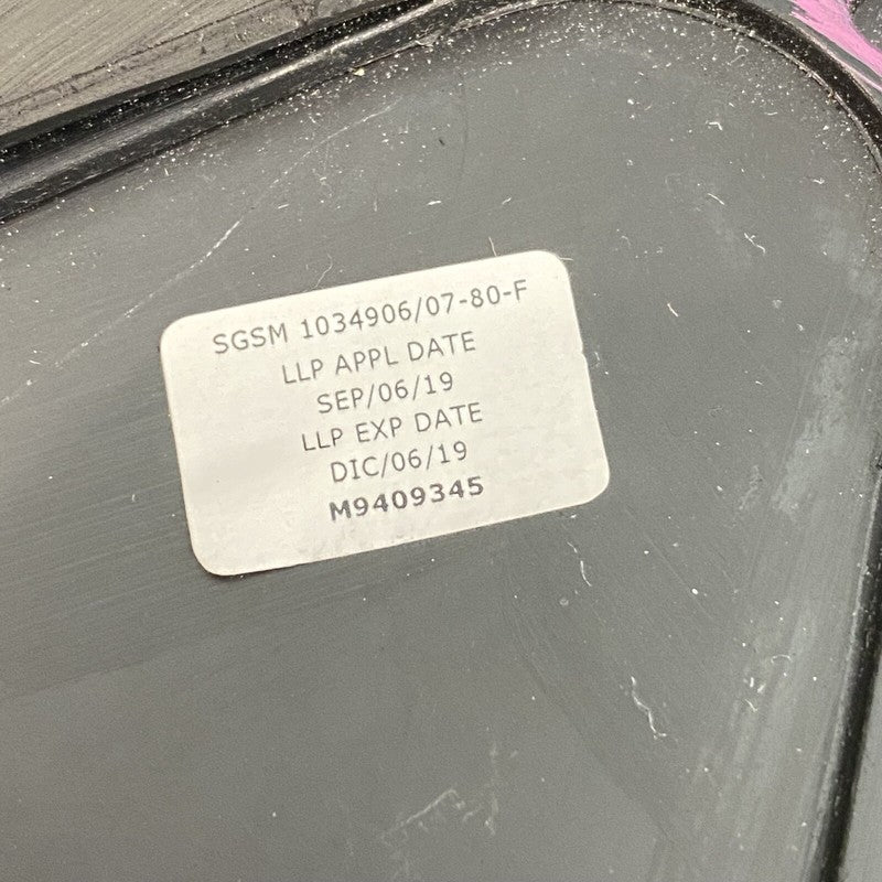 1034906-80-F TESLA MODEL X QUARTER GLASS LEFT REAR 1034906-80-F 2016 2017 2018 2019 2020 OEM