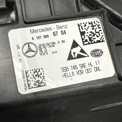 A1679066704 MERCEDES BENZ GLE350 HEADLIGHT LEFT DRIVER MULTIBEAM LED GLE450 2020 21 2022 OEM