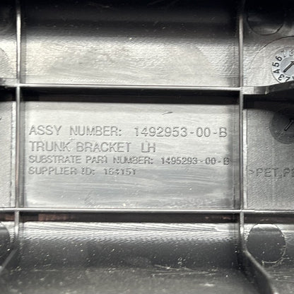 1492953-00-B TESLA MODEL Y FLOOR LOAD TRUNK BRACKET LEFT 2020 2021 2022 2023 OEM 1492953-00-B