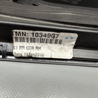1034907 TESLA MODEL X QUARTER GLASS RIGHT REAR 2016 2017 2018 2019 2020 OEM 1034907