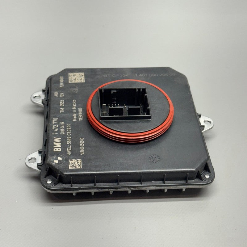 BMW X3 X4 HEADLIGHT CONTROL MODULE UNIT 2019 2020 2021 OEM 7472770