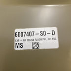 6007407-S0-D TESLA MODEL S TRUNK FLOOR PANEL EXTENSION RIGHT REAR 2016 2017 2018 2019 OEM