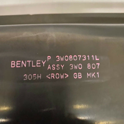 3W0807311J BENTLEY GT GTC FLYING SPUR REINFORCEMENT REAR 2005 06 2007 08 2009 10 2011 OEM