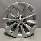 1059337-00-A TESLA MODEL S WHEEL RIM SILVER 19” 1059337-00-A OEM 2016 2017 2018 2019 2020