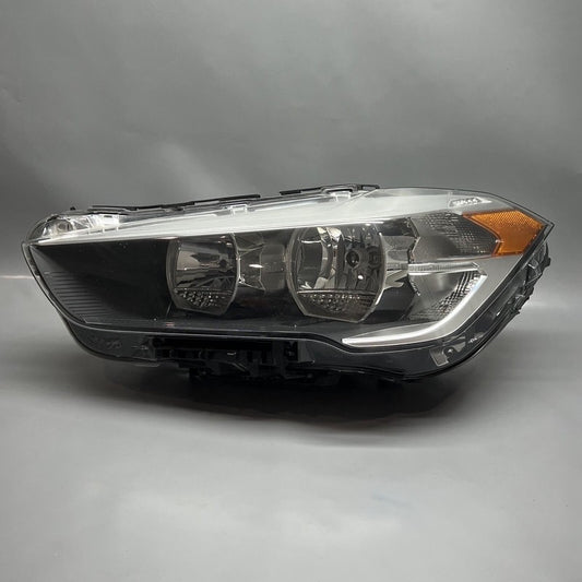 63117346537 BMW X1 HEADLIGHT LEFT DRIVER HALOGEN 2016 2017 2018 19 2020 2021 OEM 63117346537