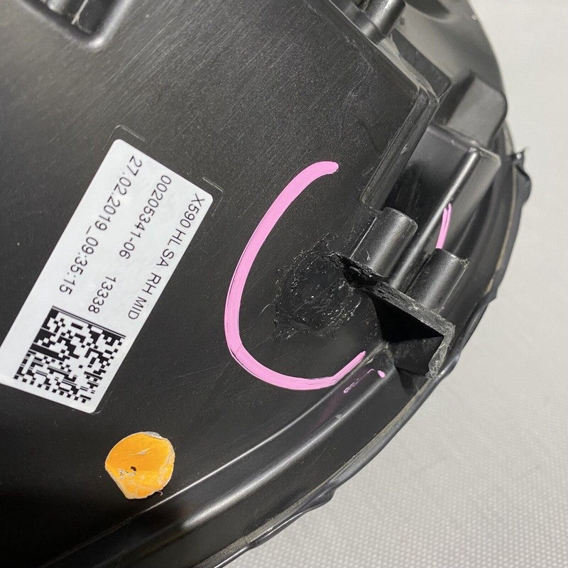 J9D3-13W029-FC JAGUAR I-PACE HEADLIGHT X590 RIGHT PASSENGER FULL LED 2019 2020 2021 OEM