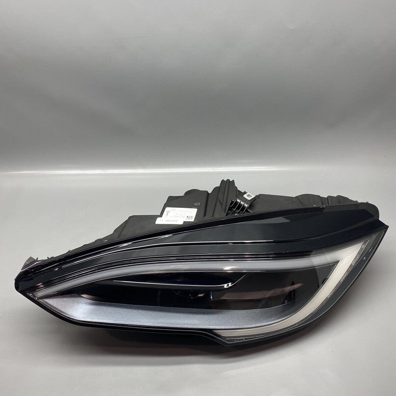 1563713-99-B TESLA MODEL S PLADE HEADLIGHT LEFT DRIVER 2021 2022 2023 LED OEM DAMAGED