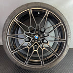 BMW M3 M4 WHEEL RIM 20 INCH REAR 2021 2022 2023 2024 2025 OEM 8093837