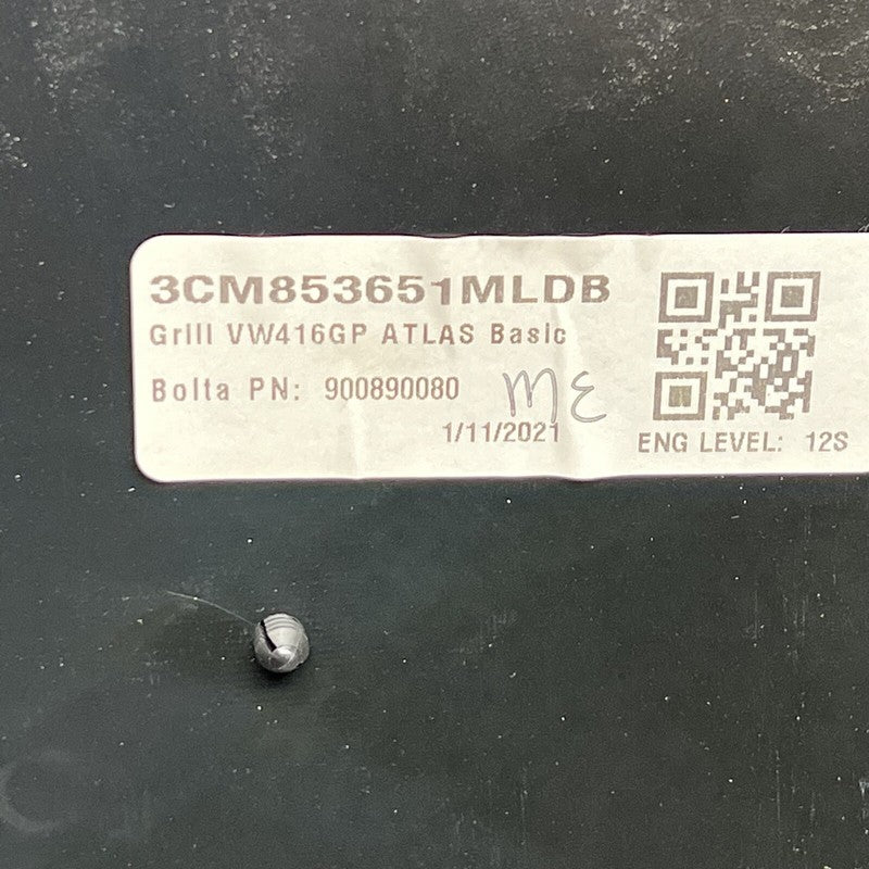 3CM853651 VOLKSWAGEN ATLAS CROSS SPORT GRILLE 2021 2022 2023 OEM 3CM853651