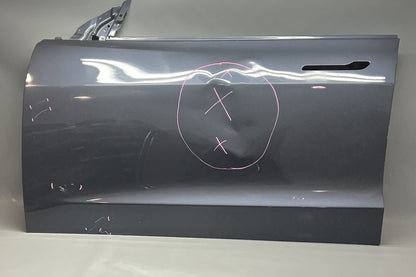 1081421-E0-C TESLA MODEL 3 DOOR LEFT FRONT 2017 2018 2019 2020 2021 2022 GREY 1081421-E0-C