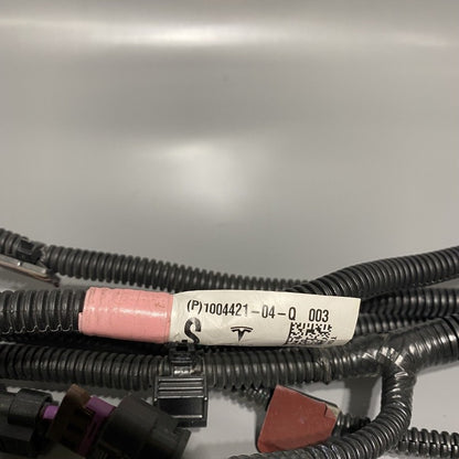 1004421-04-Q TESLA MODEL S WIRING HARNESS REAR BUMPER 2012 2013 2014 2015 OEM 1004421-04-Q