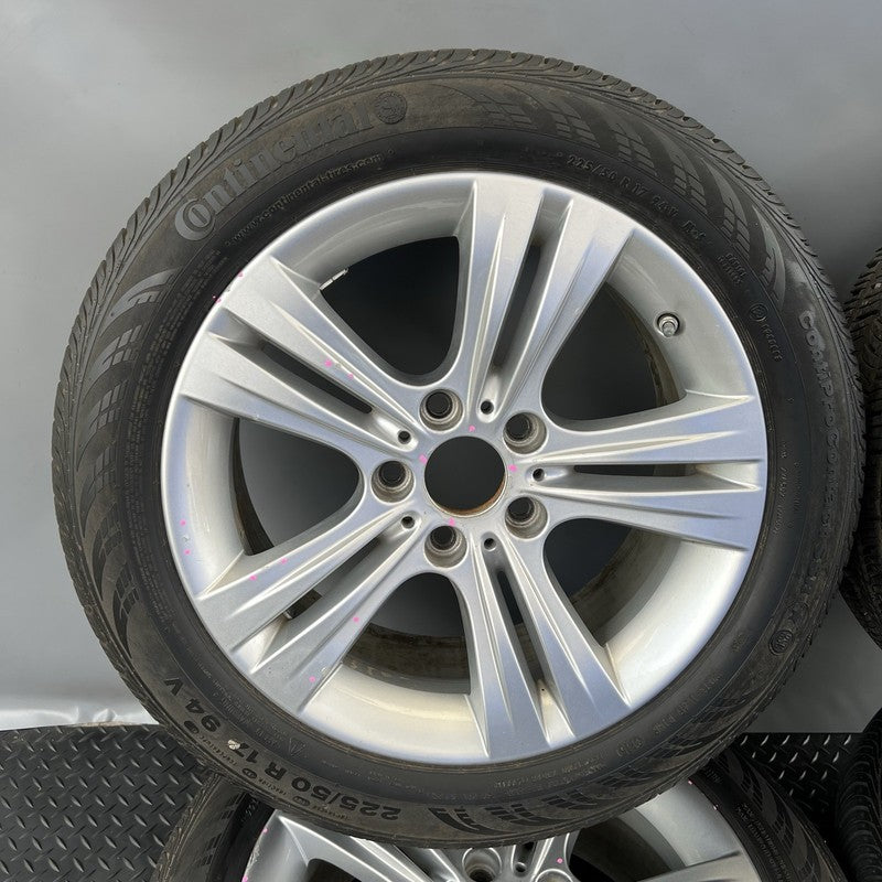 6796239 BMW 328i WHEEL RIM SET 17 INCH 2012 2013 2014 2015 2016 2017 2018 OEM 6796239