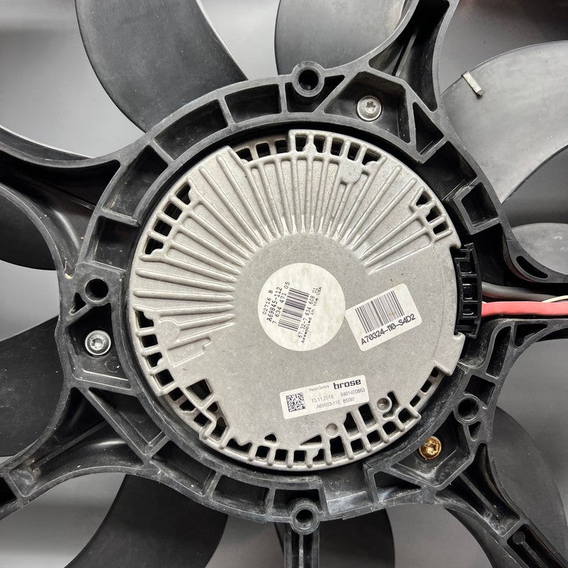 BMW X5 X6 RADIATOR COOLING FAN 2014 2015 2016 2017 2018 OEM 7634608