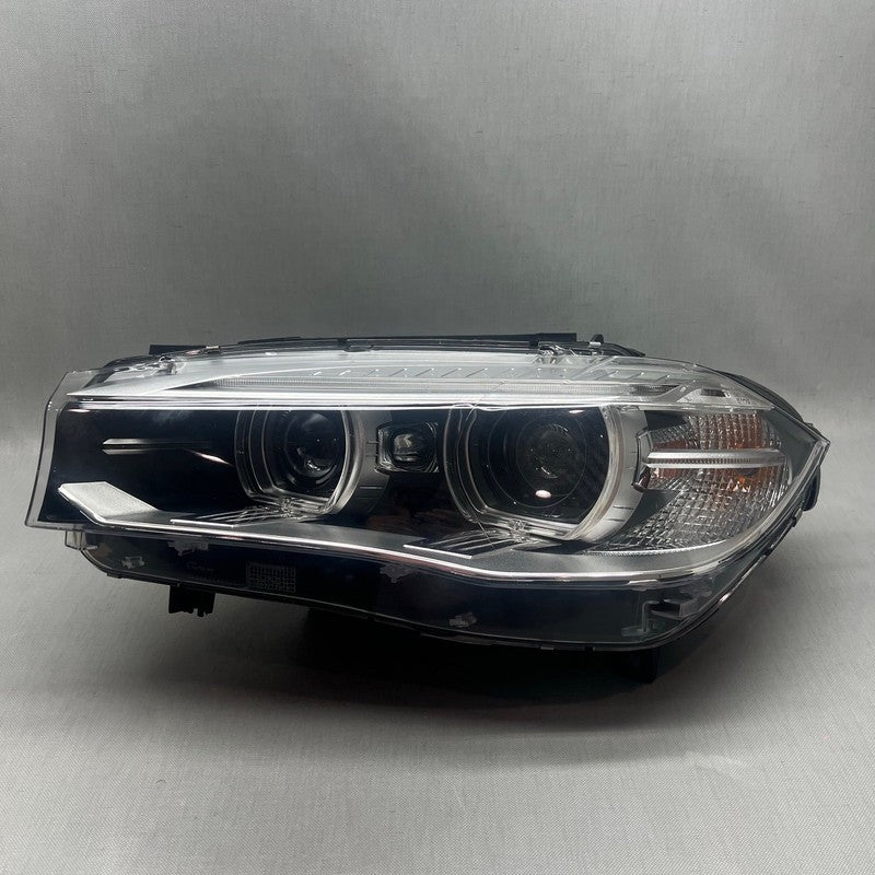 BMW X5 HEADLIGHT LEFT DRIVER X6 2015 2016 2017 2018 XENON OEM