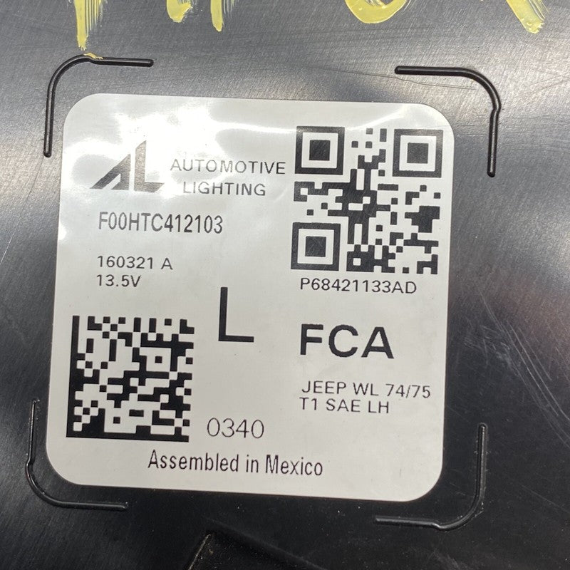 68421133AD JEEP GRAND CHEROKEE TAIL LIGHT LEFT DRIVER 2021 2022 2023 OEM