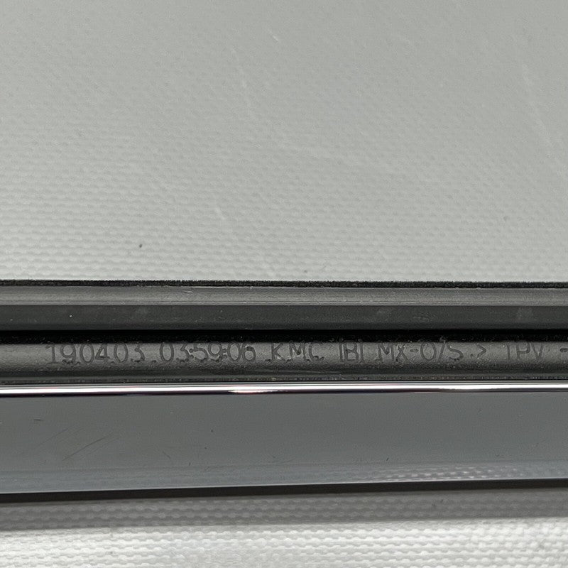 TESLA MODEL X DOOR WINDOW MOLDING RIGHT FRONT 2016 2017 2018 2019 2020 OEM