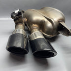 PORSCHE MACAN EXHAUST MUFFLER AND PIPE LEFT REAR 2019-2021 2022 2023 2