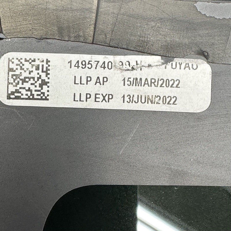 1495740-99-H TESLA MODEL Y QUARTER GLASS LEFT DRIVER 2020 2021 2022 2023 OEM 1495740-99-H