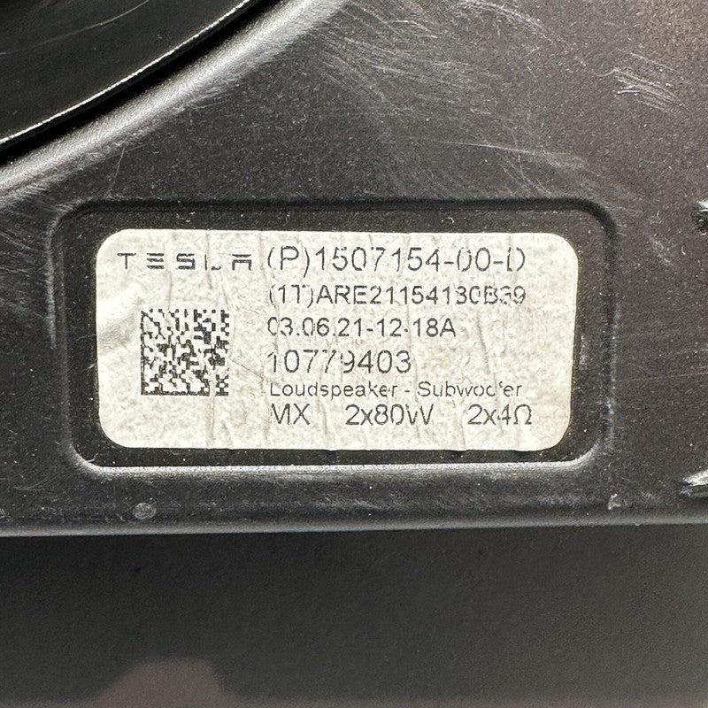 1507154-00-D TESLA MODEL Y SUBWOOFER BASSBOX 2020 2021 2022 2023 OEM 1507154-00-D