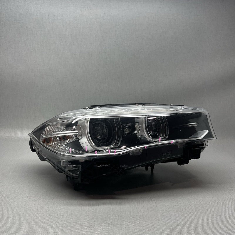 7460618 BMW X5 X6 HEADLIGHT RIGHT PASSENGER 2014 2015 2016 2017 XENON OEM 7460618