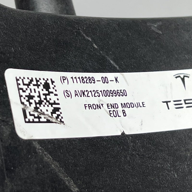 1118289-99-F TESLA MODEL 3 FRONT END MODULE SUPPORT 2017 2018 2019 2020 OEM 1118289-99-F