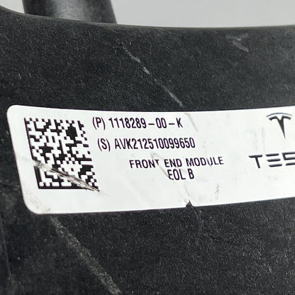 1118289-99-F TESLA MODEL 3 FRONT END MODULE SUPPORT 2017 2018 2019 2020 OEM 1118289-99-F