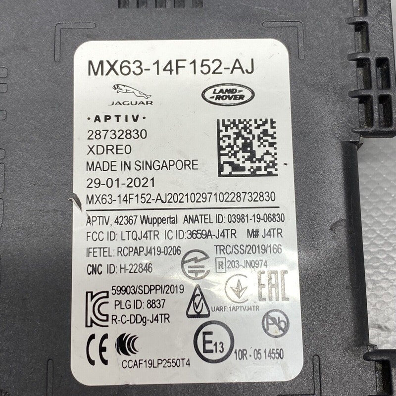 MX63-14F152-AJ RANGE ROVER VELAR BLIND SPOT RADAR SENSOR 2018 2019 2020 2021 OEM MX63-14F152-AJ