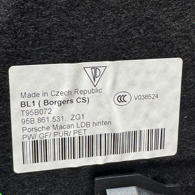 PORSCHE MACAN TRUNK FLOOR CARGO COVER 2015-2019 2020 2021 2022 2023 20
