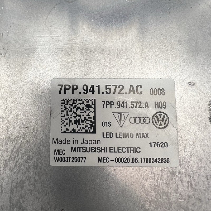 7PP941572AC AUDI Q5 HEADLIGHT CONTROL MODULE A3 S3 A5 2018 2019 2020 OEM 7PP941572AC