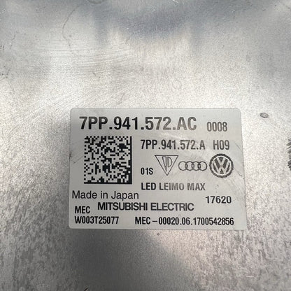 7PP941572AC AUDI Q5 HEADLIGHT CONTROL MODULE A3 S3 A5 2018 2019 2020 OEM 7PP941572AC